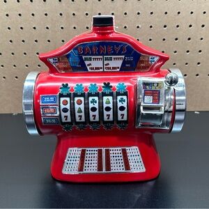 Jim Beam Decanter Barney's Casino Slot Machine1978 EMPTY